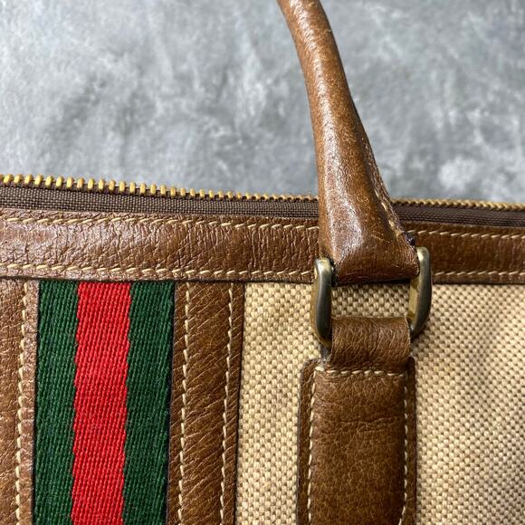 Vintage Tote Bag Gucci esch large  handbag - Picture 6 of 11